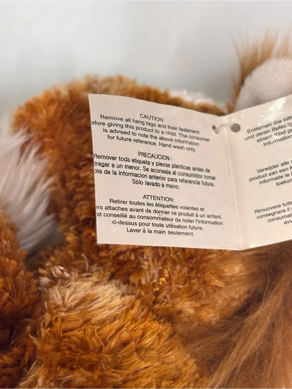 Aurora Mini Flopsies Clyde the Clydesdale horse plush toy